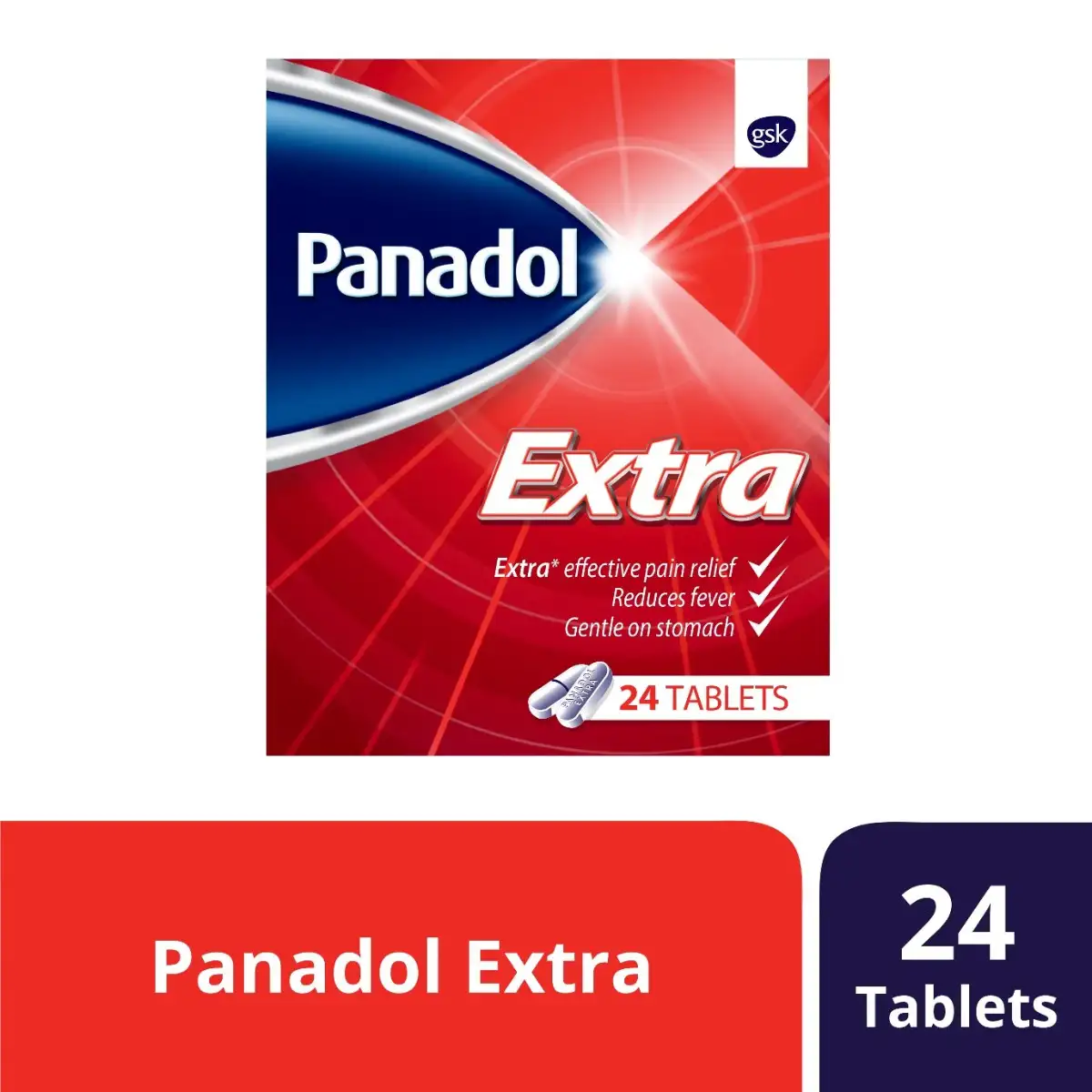 Panadol Extra Advance 500 MG 65 MG Tablets 24 Pcs