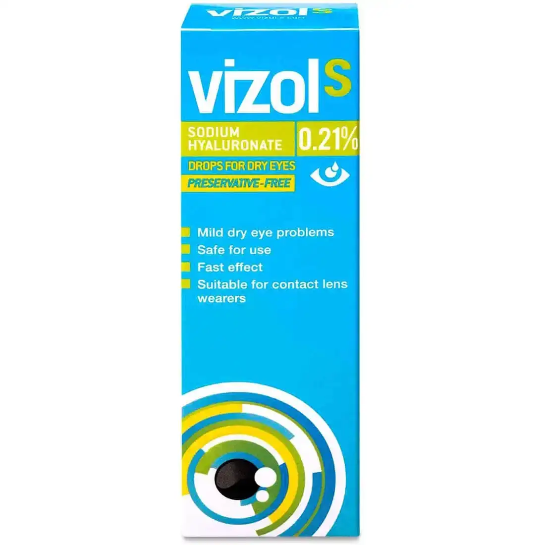 Vizol S 0.21% Eye Drops 10 ML