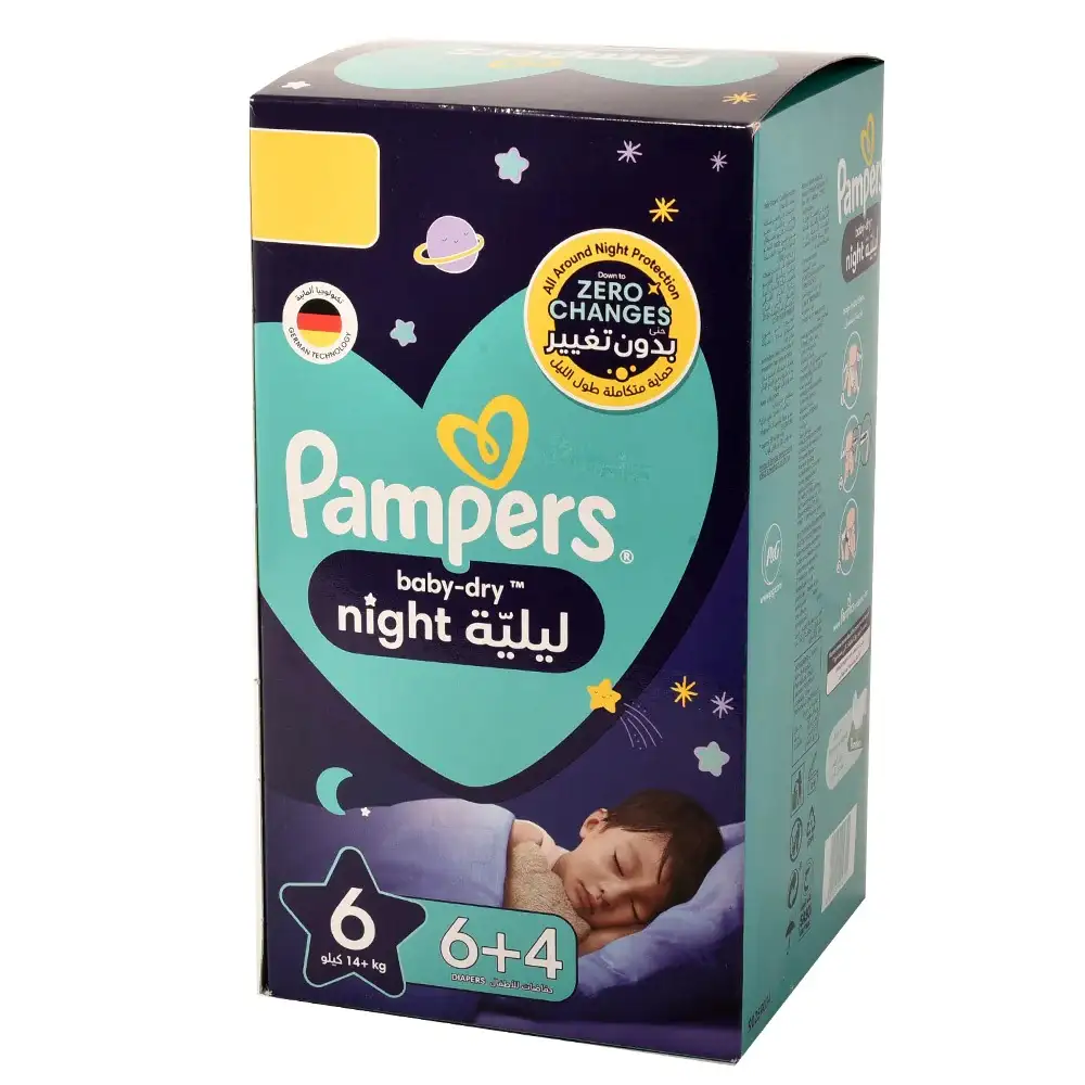 Pampers Night 6 6+4 Diapers 4701