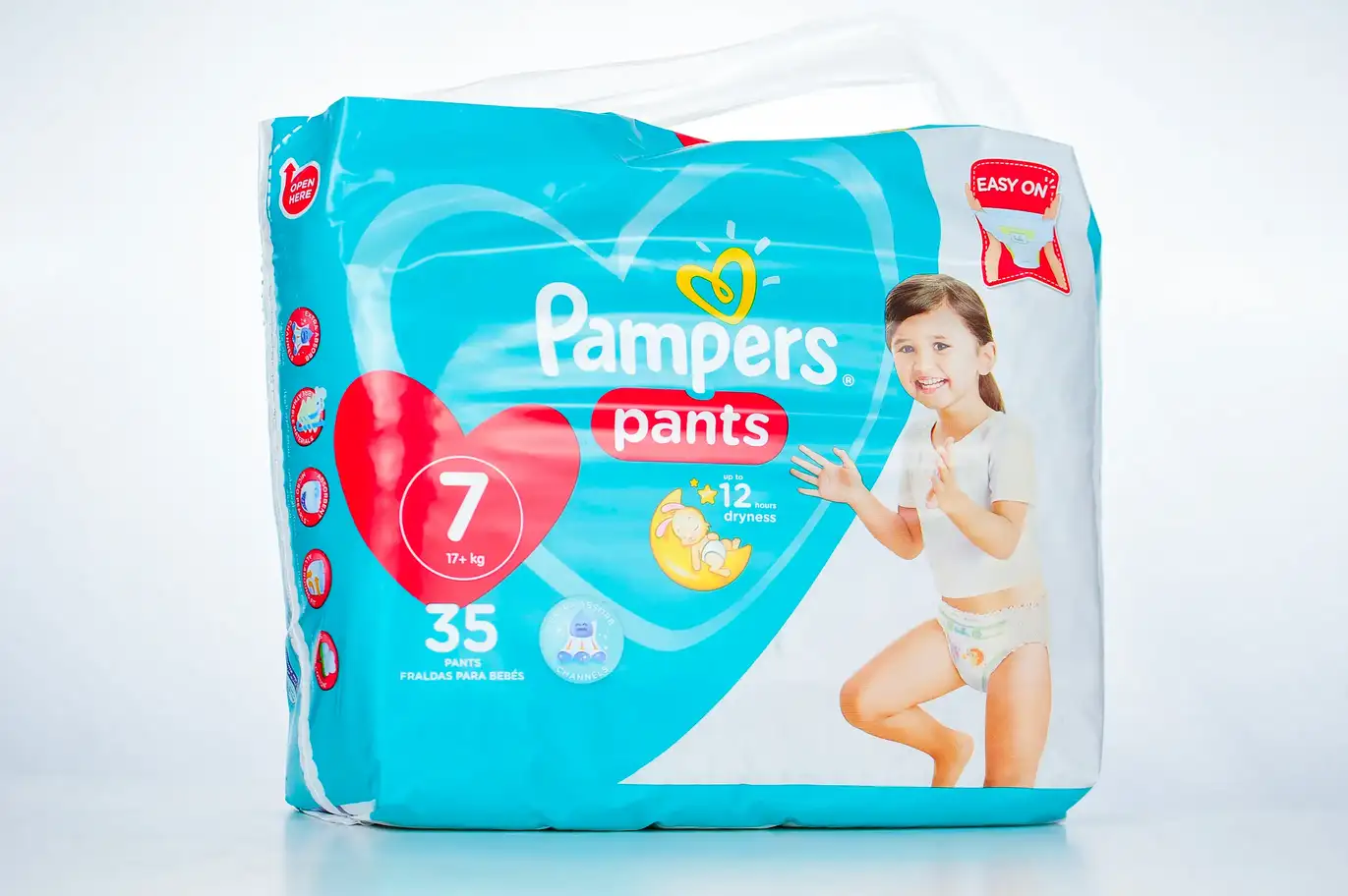 Pampers Baby-Dry Pants Size 7 17+Kg 35 Diapers