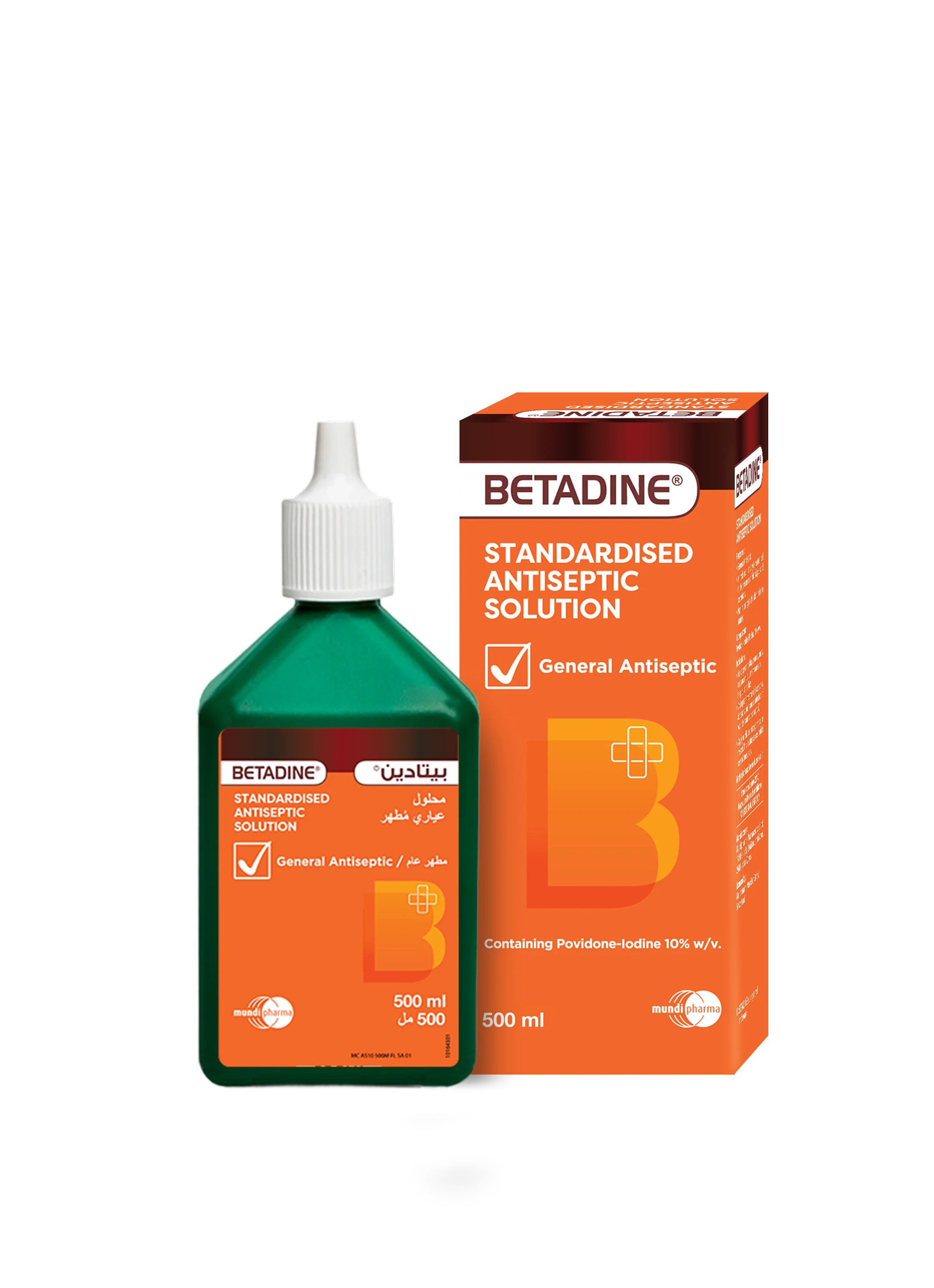 BETADINE® Standardised Antiseptic Solution 10% w v Povidone-lodine 120ml