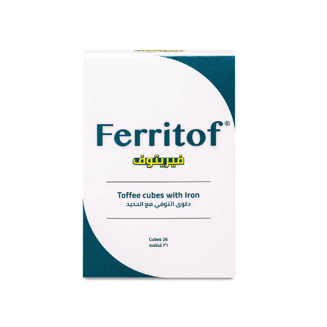 Ferritof Toffee Cubes With Iron 26 Pcs