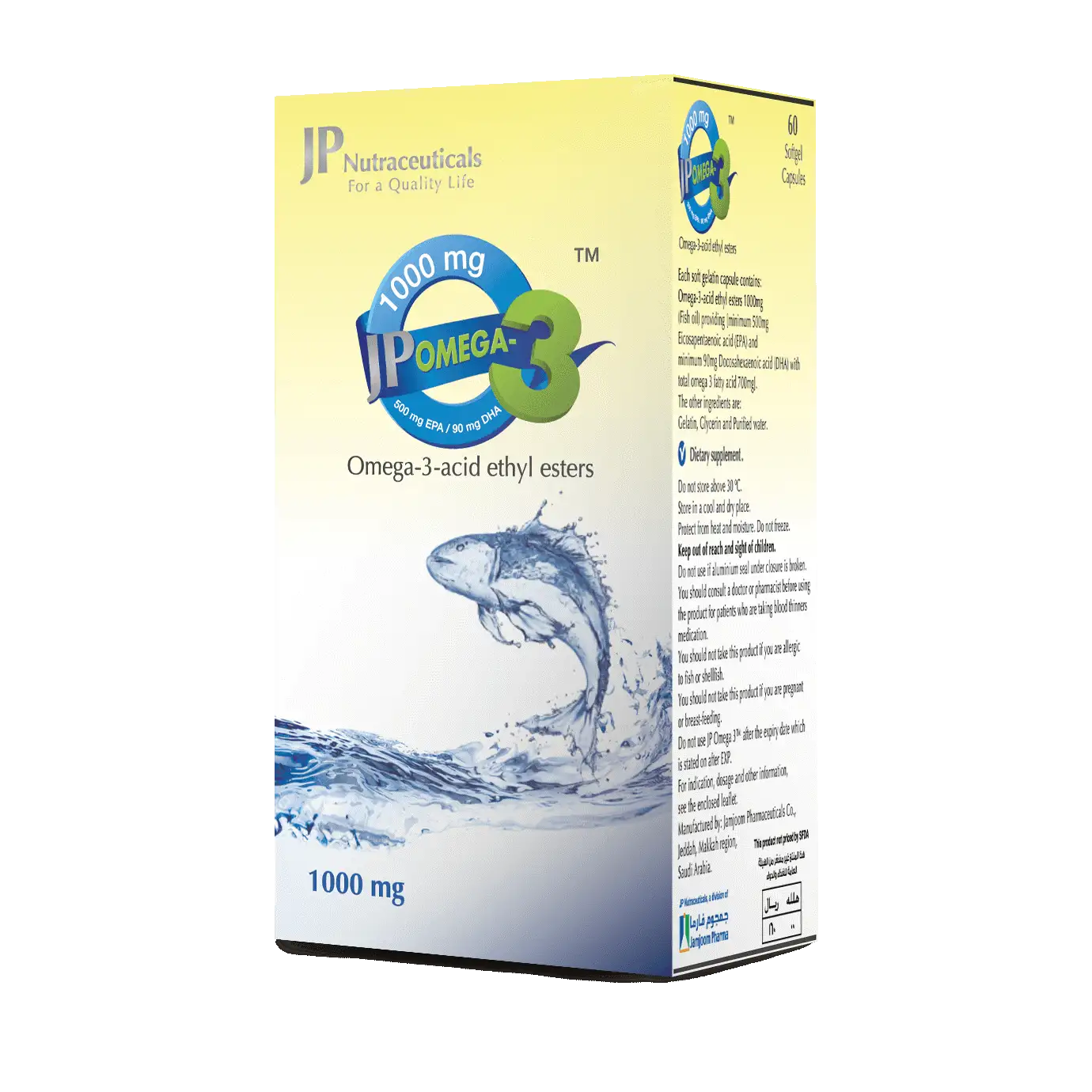 Jp Omega-3 1000 MG 60 Cap