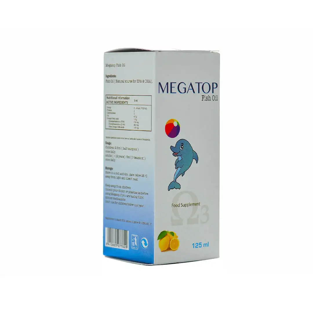 Megatop Fish Oil Lemon 125 ML