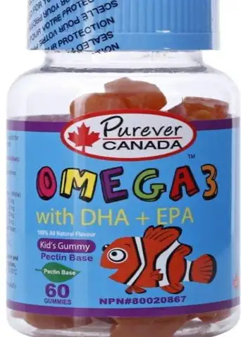 Purever Kids Gummy Omega3 60 Gummies