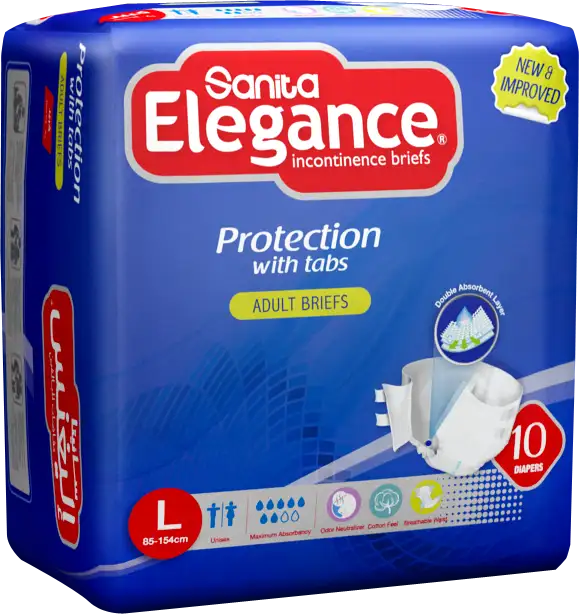Sanita Elegance Large Reg Adult 4 X 10