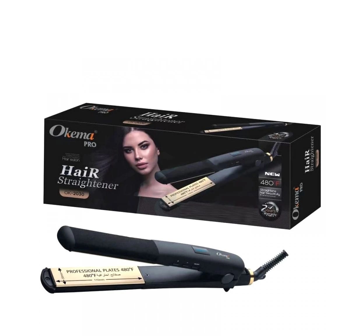 Okema Hair Straightener Ok-2030 0304