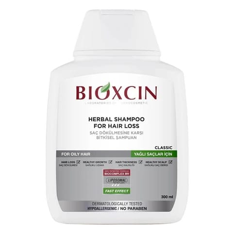 Bioxcin Herbal  Hair Loss  Oily Hair Shampoo  300 ml