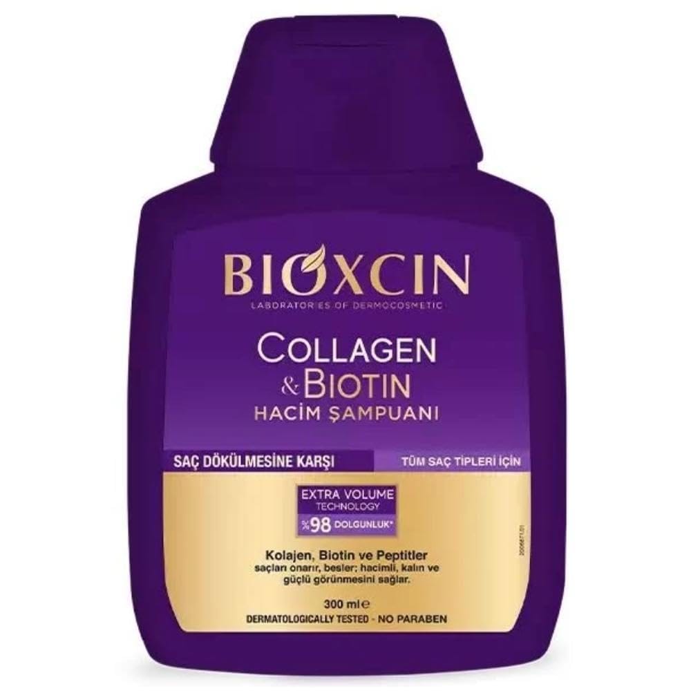 Bioxcin Collagen & Biotin Volumizing Hair Care Shampoo 300 ml