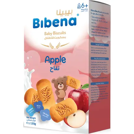 Bibena Baby Biscuits Apple 120g