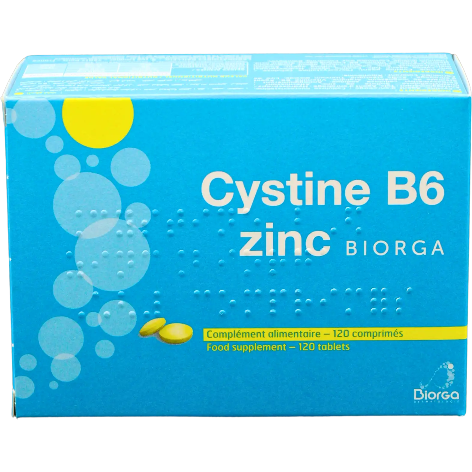 Cystine B6 Zinc Biorga 120 Tab