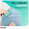 Kotex Antibacterial Panty Liners 99% Protection From Bacteria Growth Long Size 20 Daily Panty Liners