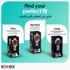 Kotex Antibacterial Panty Liners 99% Protection From Bacteria Growth Long Size 20 Daily Panty Liners